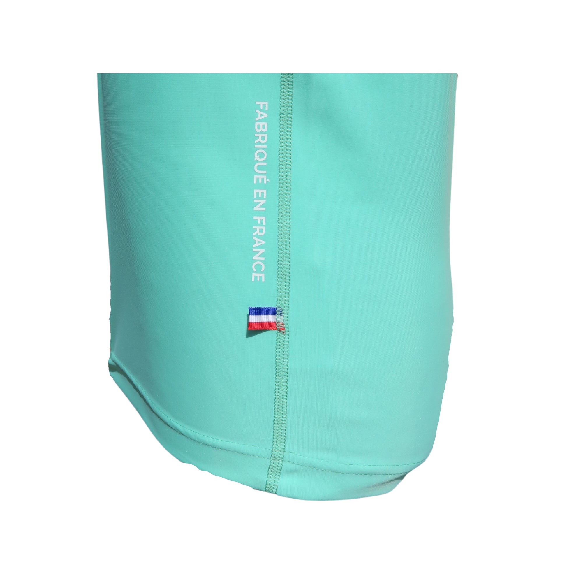 Rashguard TS protection solaire max ecologique durbable eco responsable fabriqué en France ruban tricolore
